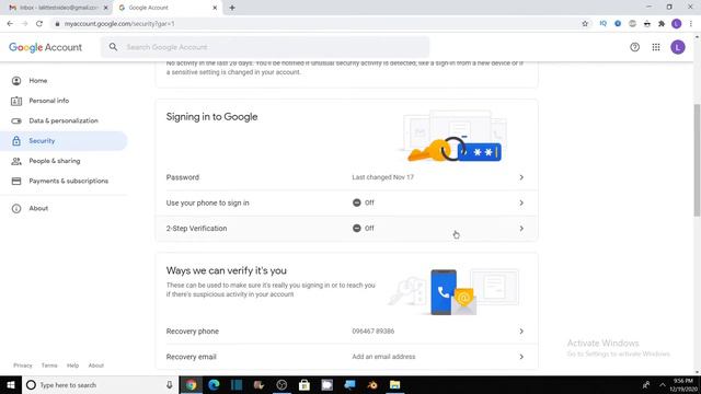 How to Setup 2 Step Verification on Gmail - Google 2 Step Verification - 2 Factor Authentication