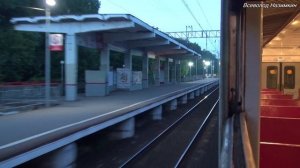 "Ранняя электричка": от Лобни до Дегунино в электропоезде ЭР2Р (07.2014)