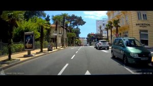 Croatia by Car - Opatija - outskirts to City Centre and back