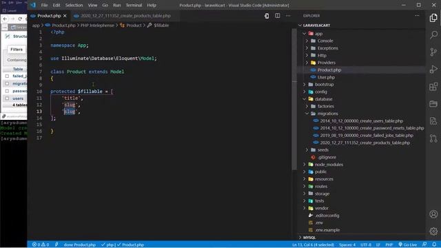 Tutorial Lengkap Laravel #14 Generate Model Dan Migrations Untuk Produk