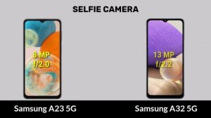Samsung Galaxy A23 5G vs Samsung Galaxy A32 5G