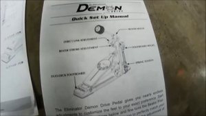 Unboxing Pearl Eliminator Demon Drive Double Bass Drum Pedal