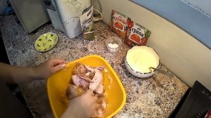 МАРИНОВАННЫЕ КУРИНЫЕ КРЫЛЬЯ В МАЙОНЕЗЕ