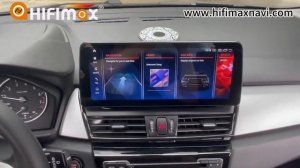 How to install Android 12.3'' BMW 2 Series F45 F46 MPV Active tourer GPS navigation CarPlay screen?