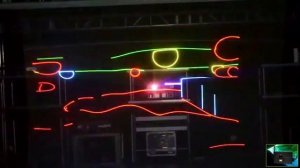 лазерные проекторы для рекламы на здание