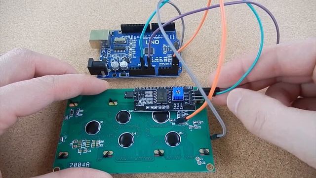 I2C LCD2004 для Arduino