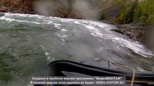 Солар 450 на белой воде 2014, порог Узкий, Кызыл-Хем