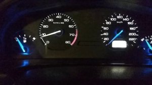 Переделка подсветки панели приборов Пежо 406 дорестал