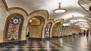 Станция метро Новослободская (17.02.23)