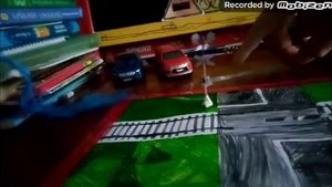 Макет железнодорожного переезда