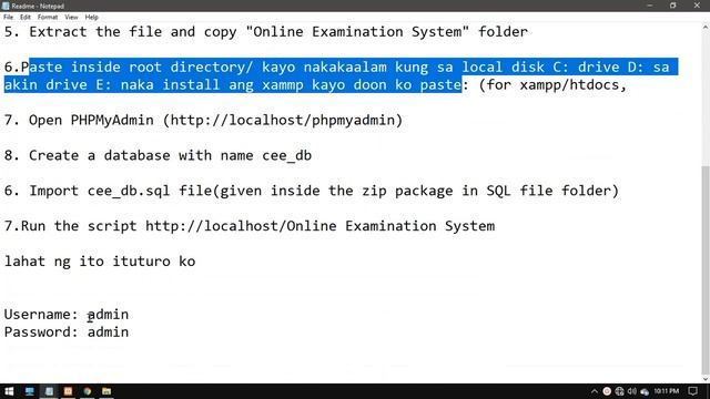 free source code in php mysql Online Examination System
