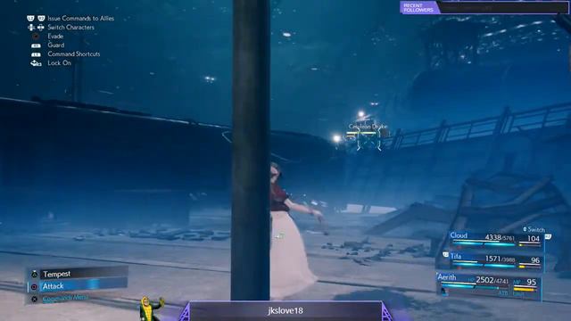 Learning Algid Aura spell from Cerulean Drake - Chapter 11, Train Graveyard - Final Fantasy 7 Remak