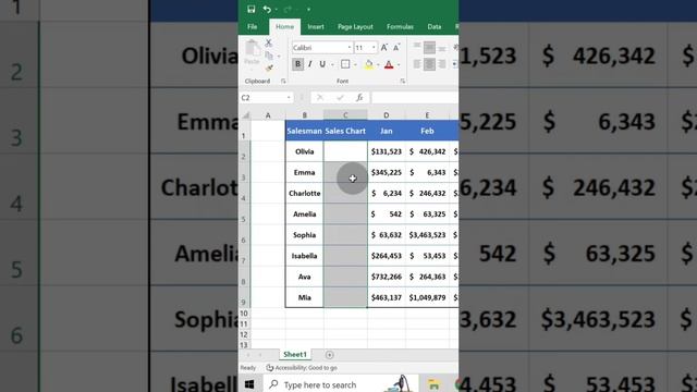 How to make sparklines (mini line charts) in Excel! #excel смотреть онлайн