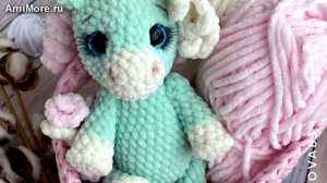 Амигуруми: схема Единорог Маршмеллоу. Игрушки вязаные крючком - Free crochet patterns.