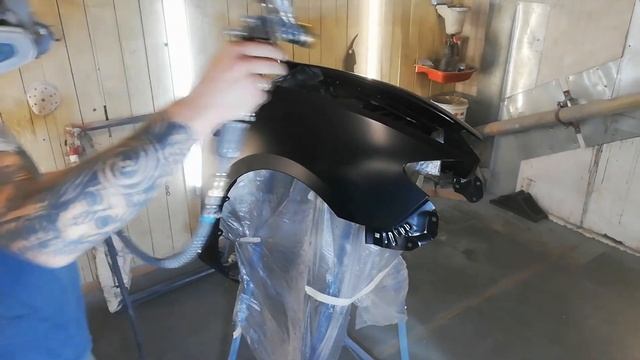 Покраска китайских крыльев на катафарез #мазда3 смотреть онлайн