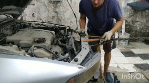 Mitsubishi Galant 8 поколение. мицубиси галанд 8 как поставить на место 2 лонжерона.