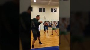 Русское Джиу-Джитсу. Отработка ударной техники рук