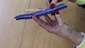 Простой способ сделать шлевки. Для любой одежды