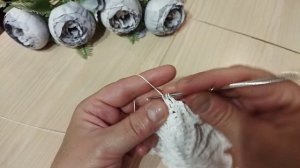 Объёмная салфетка 9-14 ряд