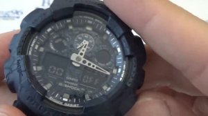 Видео обзор наручных часов Casio G Shock GA-100CG-2ADR