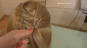 Коса из трёх кос  Причёска на каждый день  Trenza Hair tutorial