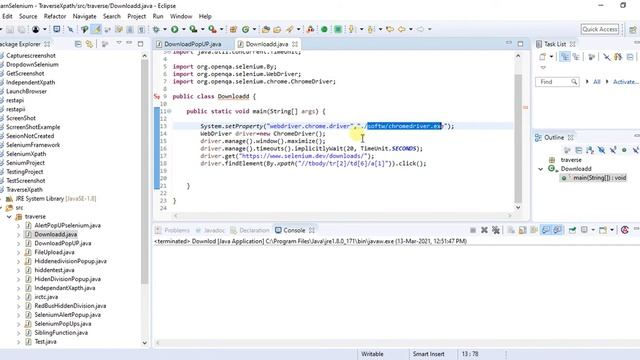 How to handle FILE DOWNLOAD POPUP in Selenium WebDriver