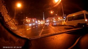 Видеорегистратор Artway AV-394 (ночь, основная камера)