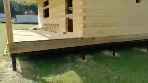 Отзыв на дом из бруса 12 на 8 "под усадку"