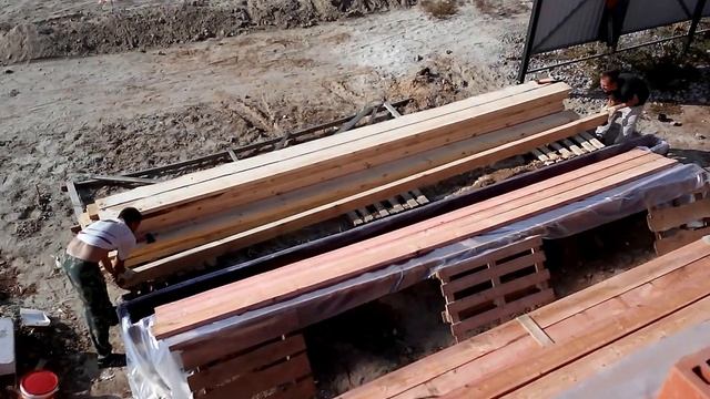 Возведения таунхауса по проекту "Семейный" смотреть онлайн