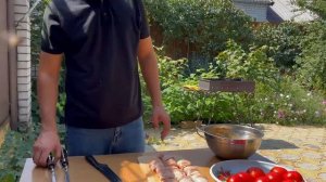 МЯСНЫЕ РУЛЕТИКИ на МАНГАЛЕ. ШАШЛЫК из КУРИЦЫ.