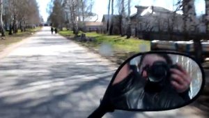 Воротынец. Поездка на скутере по улицам поселка. Часть II