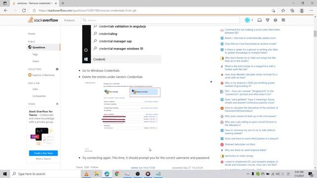(Part 1) How To Completely Remove Github Credentials From Windows смотреть онлайн