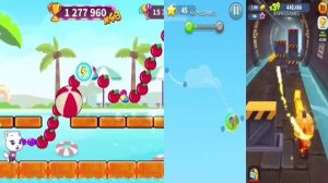 Talking Tom Gold Run vs Talking Tom Candy Run vs Talking Tom Jump Up Fireman Tom vs Fireman Ginger