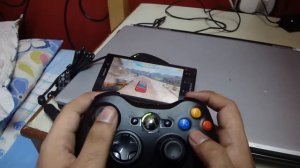 Xbox 360 wireless controller on Android phone