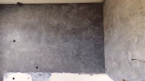 Микроцемент (микро-цемент) в интерьере будущей кухни-гостинной