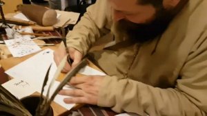 About writing upon birchbark