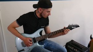 Test Ibanez EXR 170 ( Ergodyne X ) sur ampli Line 6 transistor / Van Halen - Ain't talking bout lov