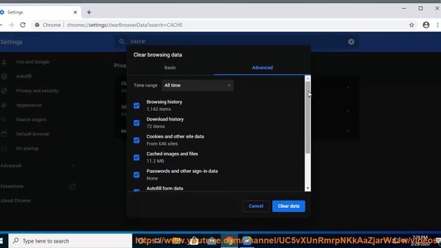 Clear Cache and Cookies in Google Chrome смотреть онлайн