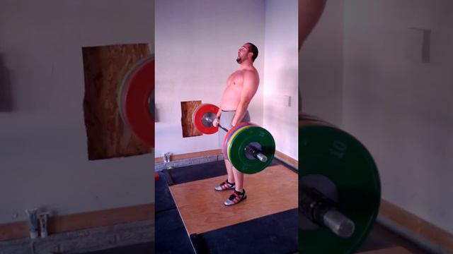 Garrett Hill Hang Clean 160 kg x 4