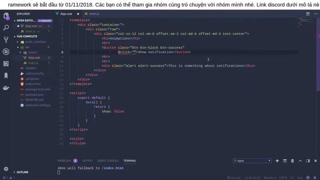 Ep14 | #01 | Hiểu về Transitions và chuẩn bị code Vue.js - RHP Team
