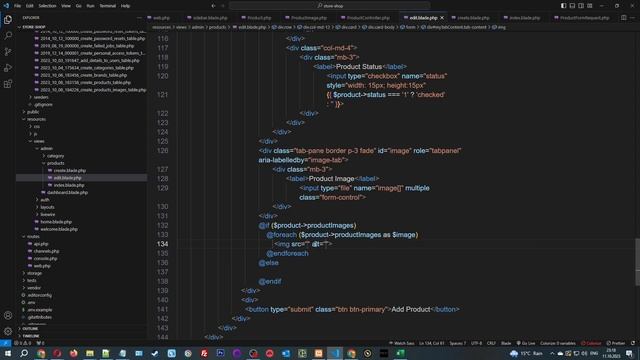 #13 Product Read, Update and Delete Images | Creating an Online Store Using Laravel 10