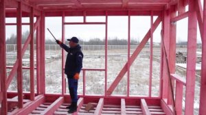 3.6. Строительство каркасного дома. Стены второго этажа. Чердачное перекрытие. Строй и Живи.