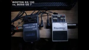 Boston EQ 100 vs Boss GE 7