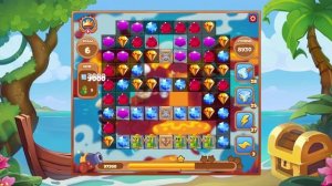 Как пройти уровень 8930 в игре Сокровища Пиратов