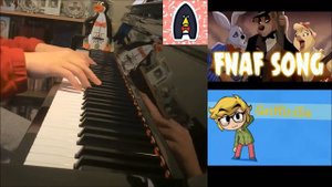 FNAF SONG - "CREEPIN' TOWARDS THE DOOR" - Griffinilla (Amosdoll Piano Cover)