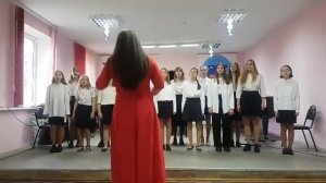 "Полторы минуты сольфеджио". Муз. и сл.М.Ройтерштейна. Исполняет хор "Аллегрия"