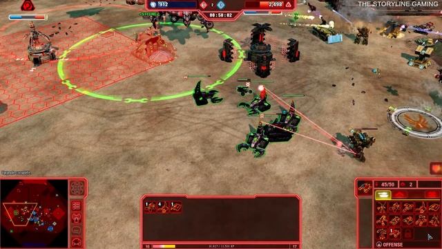 Command & Conquer 4: Tiberian Twilight - 5v5 Skirmish BRUTAL - Choke Point - Gameplay PC смотреть онлайн