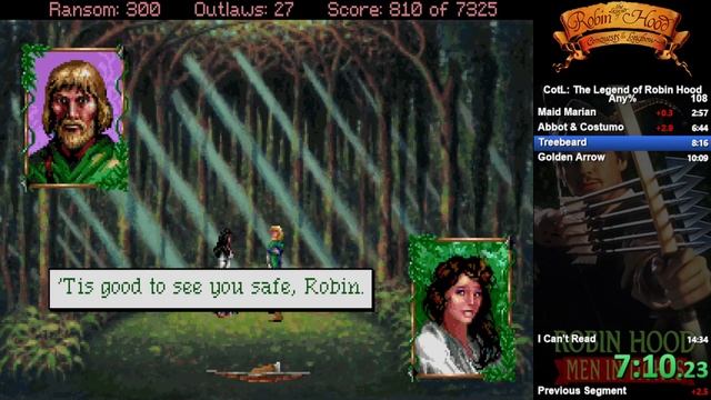 Conquests of the Longbow: The Legend of Robin Hood - Any% v1.0 14:17 New WR смотреть онлайн