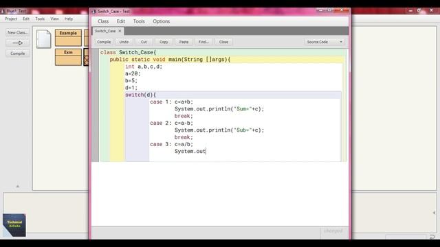 switch case statement in Java using BlueJ | BlueJ IDE | ICSE IX & X | Java Program смотреть онлайн