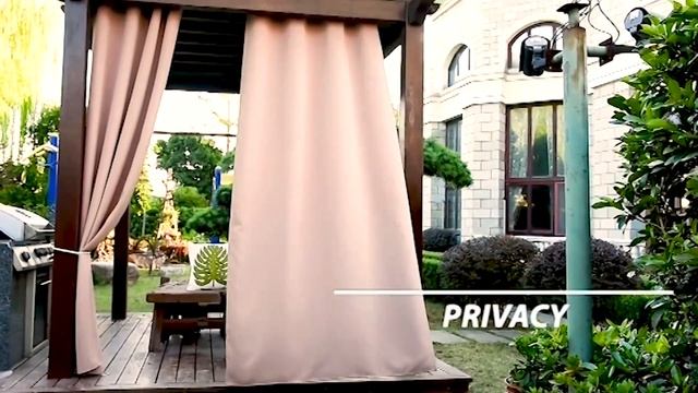NICETOWN Outdoor Curtains (short version) смотреть онлайн